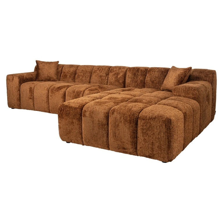 Cube | Sofa 3-Sitzer mit Lounge rechts (zimt) Cube | Sofa 3-Sitzer mit Lounge rechts (zimt)