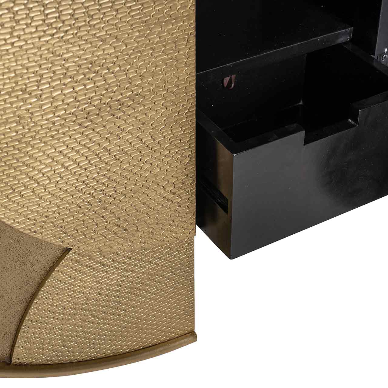 Wandschrank Bowie (gold/schwarz) Wandschrank Bowie (gold/schwarz)
