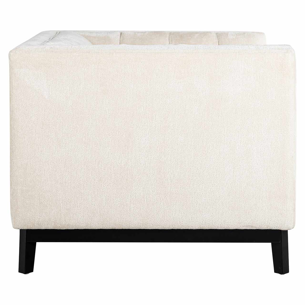 Sessel Beaudy aus Chenille (weiß) Sessel Beaudy aus Chenille (weiß)