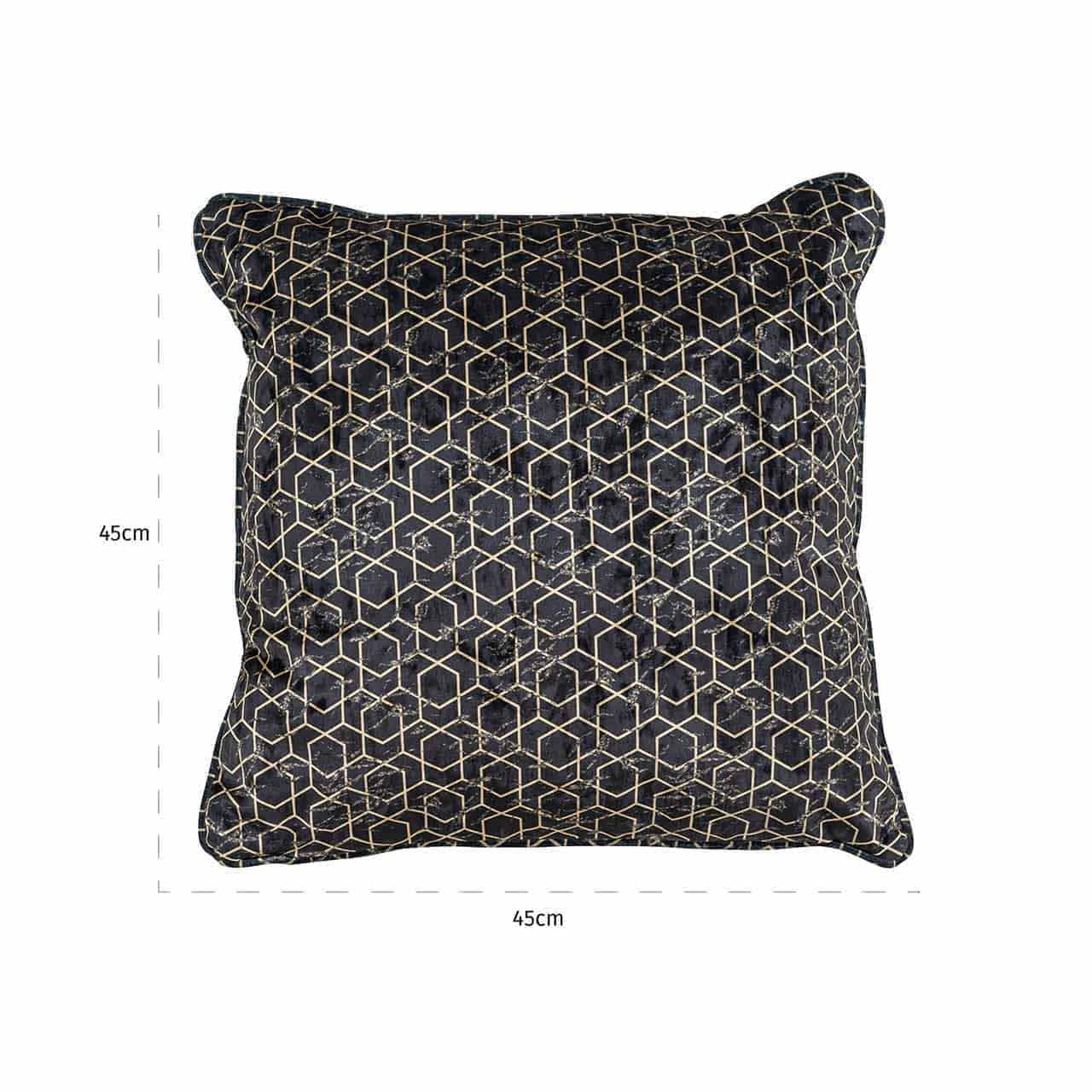 Richmond Decoration | Kissen Jezz (schwarz)