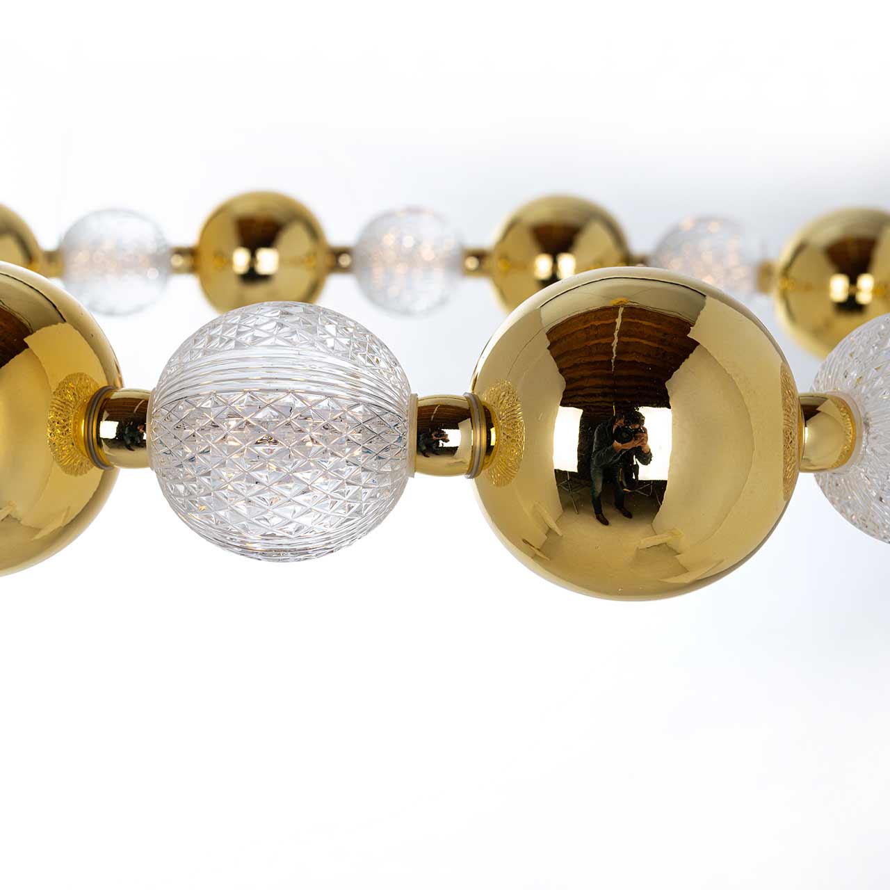 Hängelampe Chanda (gold)