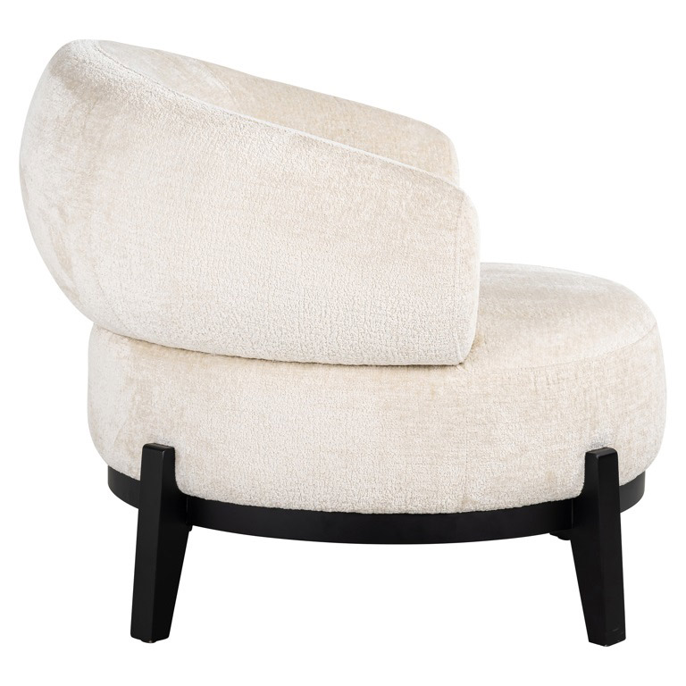 Sessel Montana aus Chenille (white)