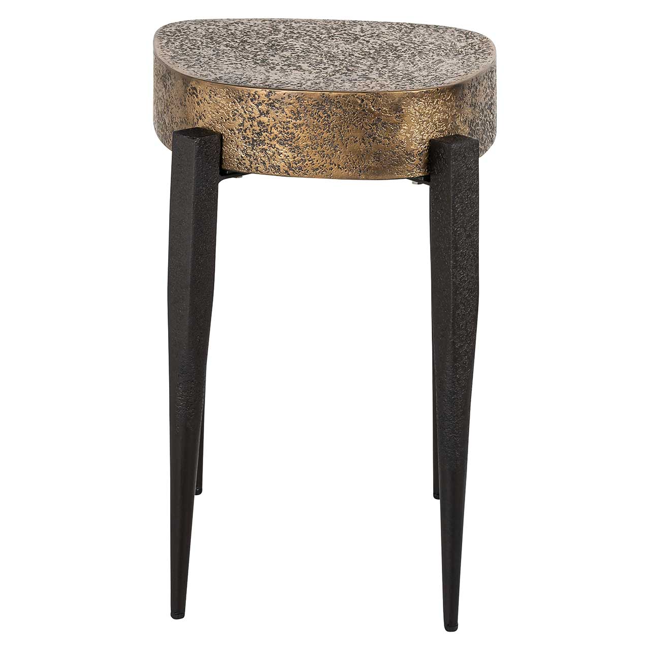 Chandon | Beistelltisch Declan (schwarz/brushed gold)