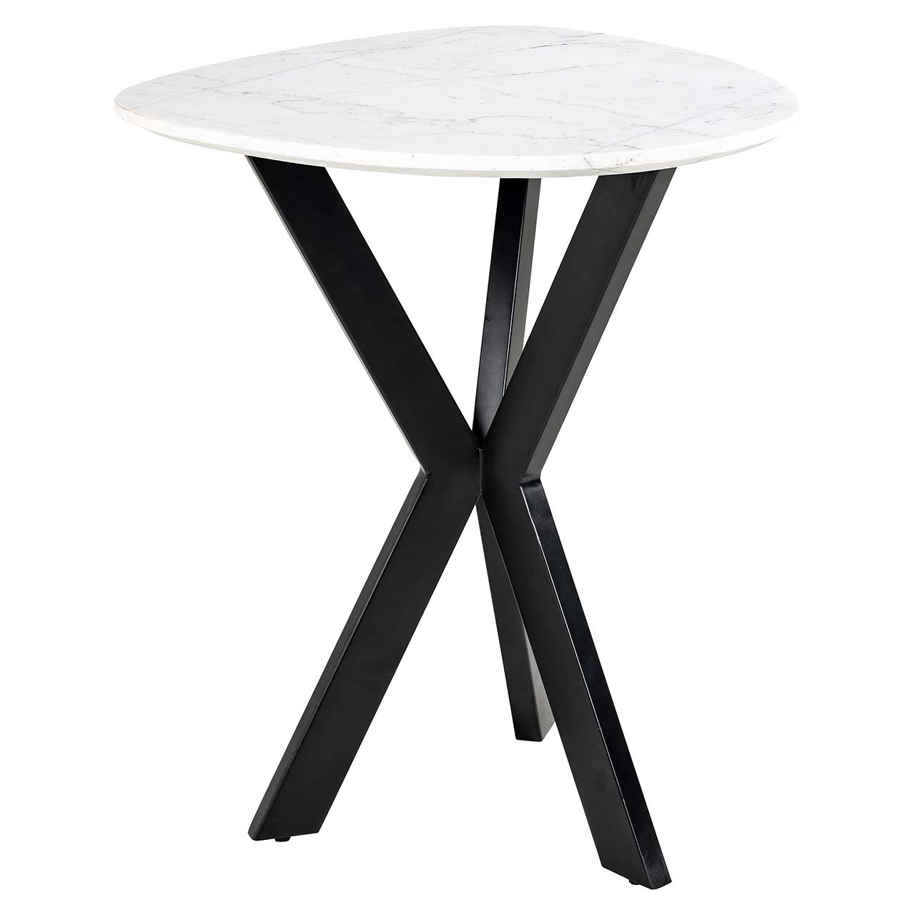 Trocadero | Beistelltisch aus Marmor (weiß)