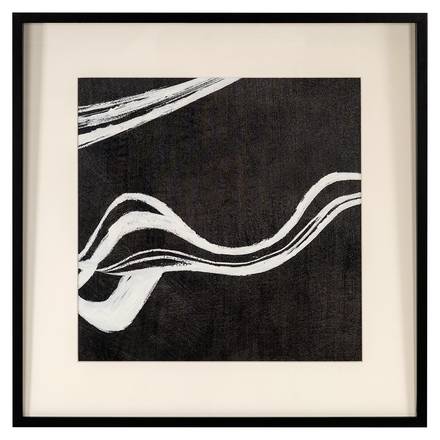Wandbild Jozra (Schwarz/Weiß)
