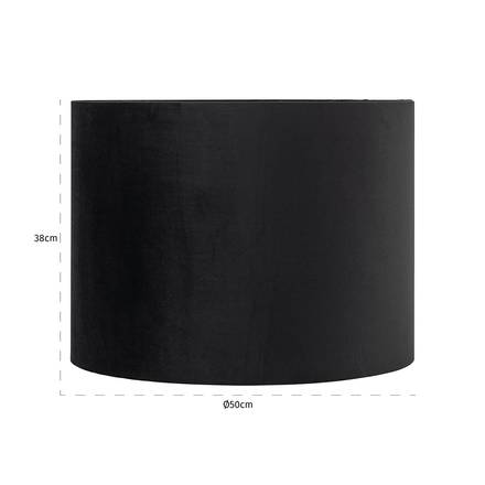 Lampschirm Jaylinn 50Ø (Schwarz)