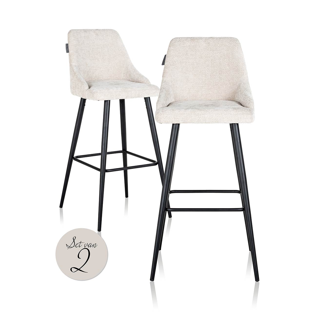 Barhocker Brooke 2er-Set (unicorn creme) Barhocker Brooke 2er-Set (unicorn creme)