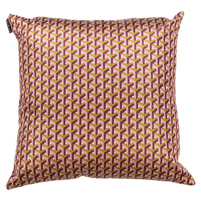 Kissen Pommelin  (Architect 0787 Dustypink Donna BT24508), frontal aufgenommen. Modernes und stilvolles Design