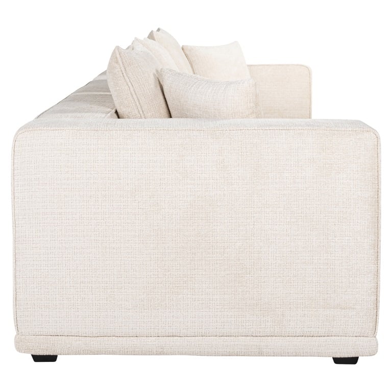 Lusso | Sofa 3-Sitzer aus Chenille (beige) Lusso | Sofa 3-Sitzer aus Chenille (beige)