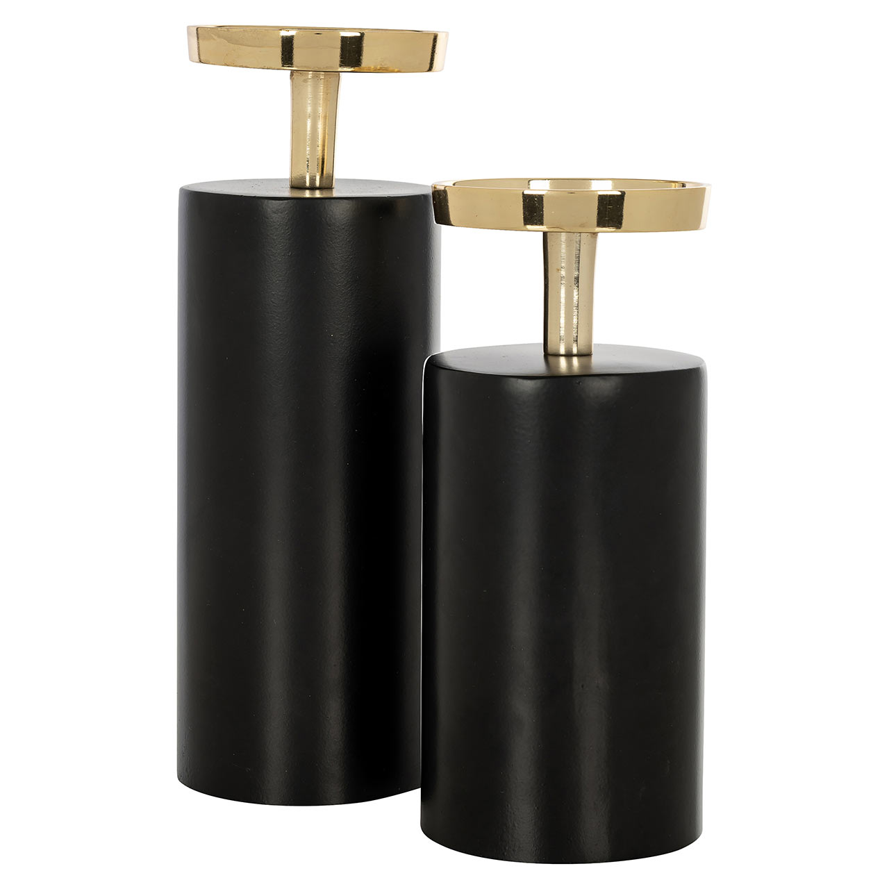Richmond Decoration | Kerzenhalter Caya (schwarz/gold) L