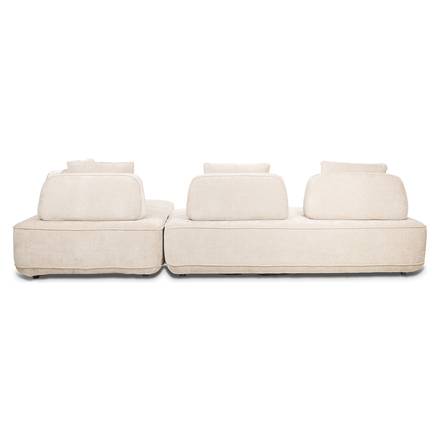 Sofa Tudor mit abnehmbarer Rückenlehne (Unicorn 11 cream)