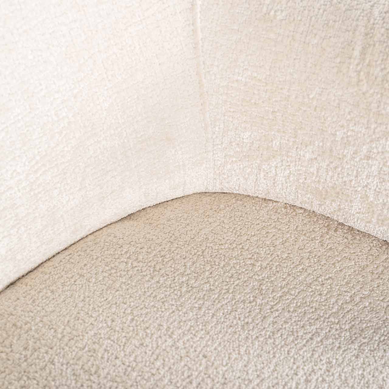 Sessel Venus aus Chenille (weiß) Sessel Venus aus Chenille (weiß)
