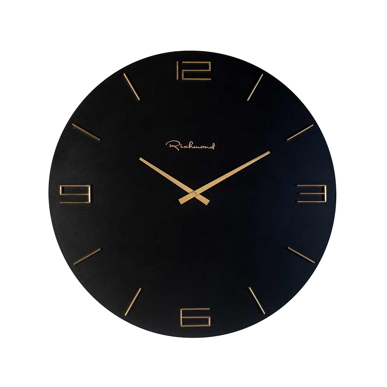 Richmond Decoration | Uhr Byram (schwarz/gold)