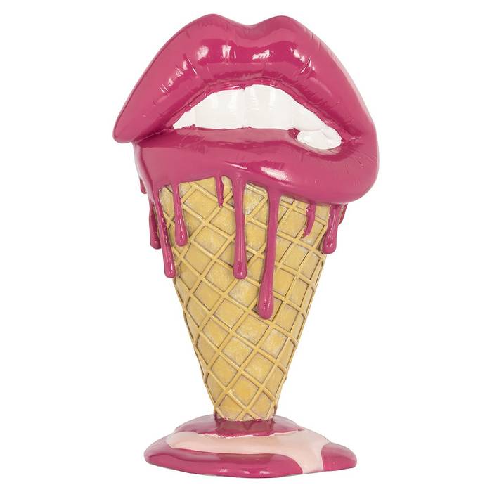 Das Dekoobjekt Eis Lips in sinnlicher Lippenform 