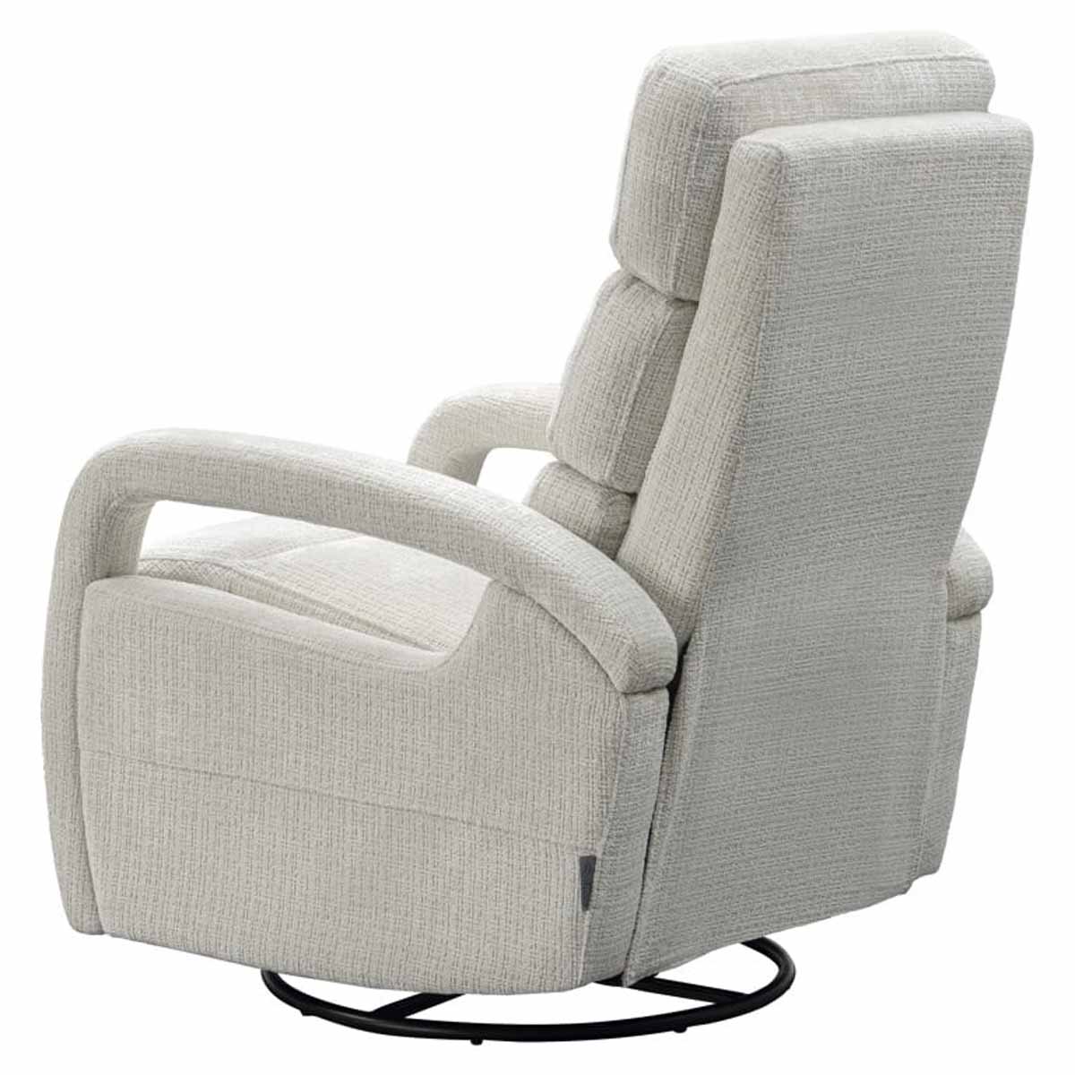 Relaxsessel Denvi beige chenille (Niagara 902 beige) Das Bild zeigt den Relaxsessel Denvi (Niagara 902 beige) schräg von hinten.