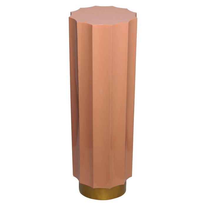 Saeule Isabelle blush (rosa), von oben aufgenommen. Modernes und elegantes Design