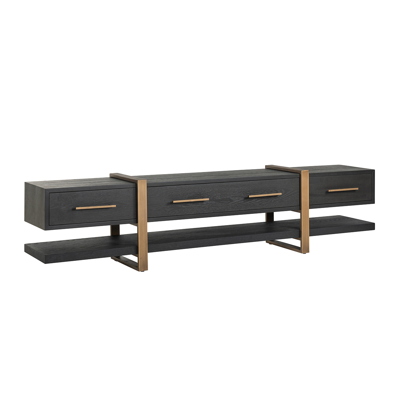 Cambon | TV Anrichte mit 3 Schubladen (dark coffee) Cambon | TV Anrichte mit 3 Schubladen (dark coffee)