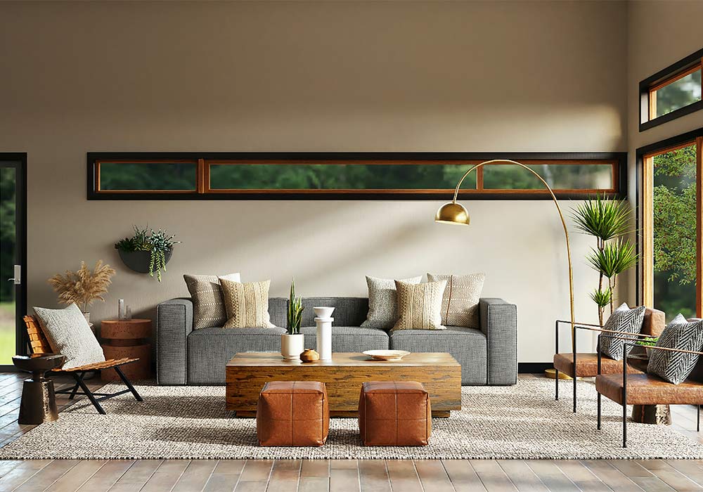 Ein eingerichtetes Wohnzimmer  in contemporary Einrichtungsstill von Richmond Blog