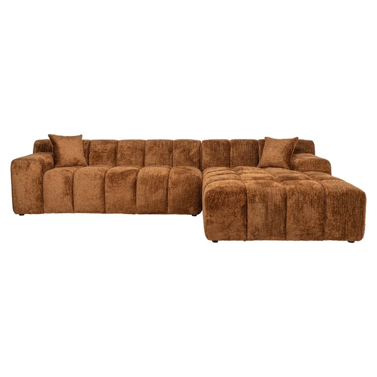 Cube | Sofa 3-Sitzer mit Lounge rechts (zimt) Cube | Sofa 3-Sitzer mit Lounge rechts (zimt)