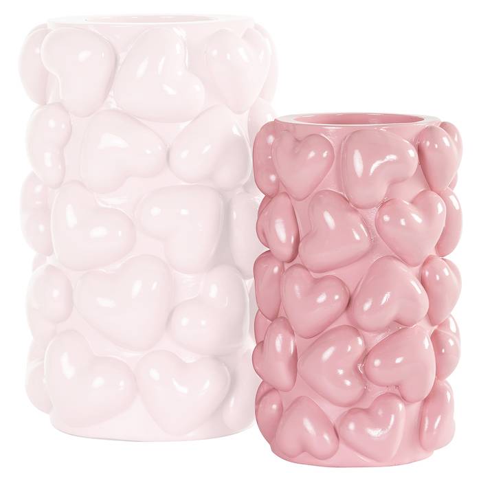 Kerzenhalter Emel Herzen klein (rosa)