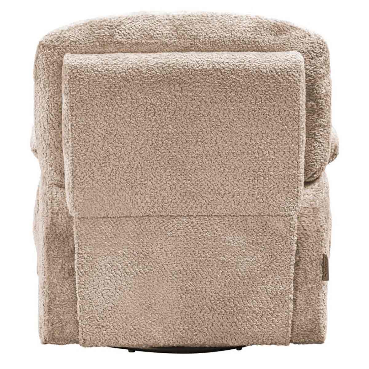 Relaxsessel Kinder Mickey (Sheep 01 nature) Das Bild zeigt den Relaxsessel Kinder Mickey (Sheep 01 Nature) von hinten.