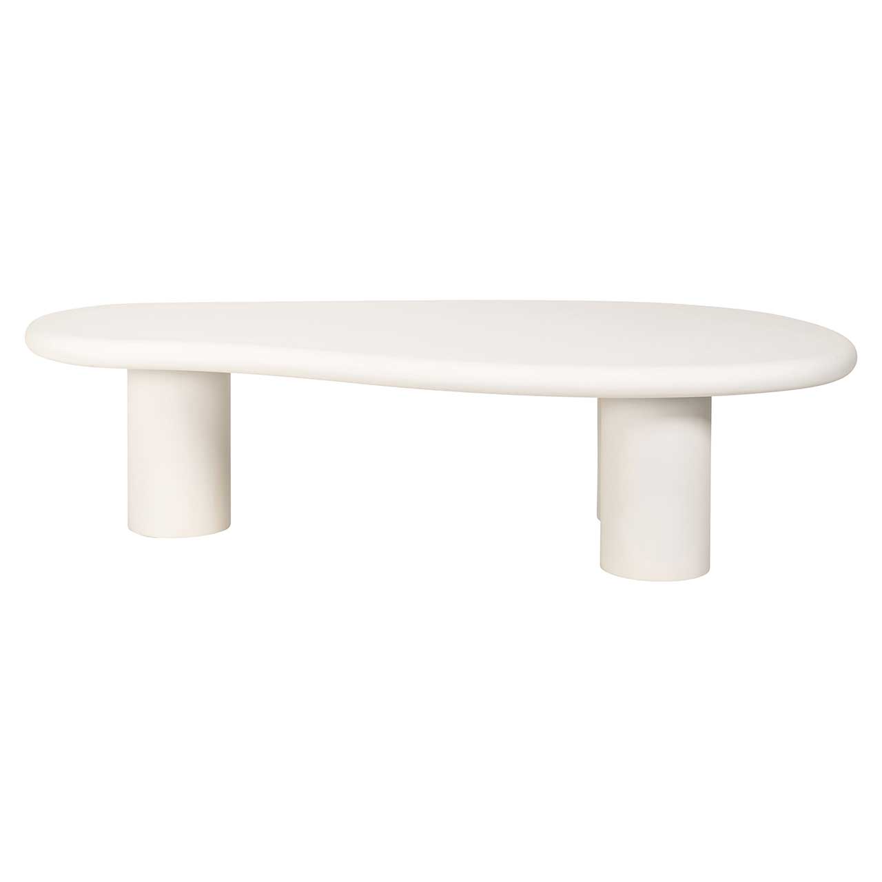 Bloomstone | Couchtisch Bloomstone (weiß) L