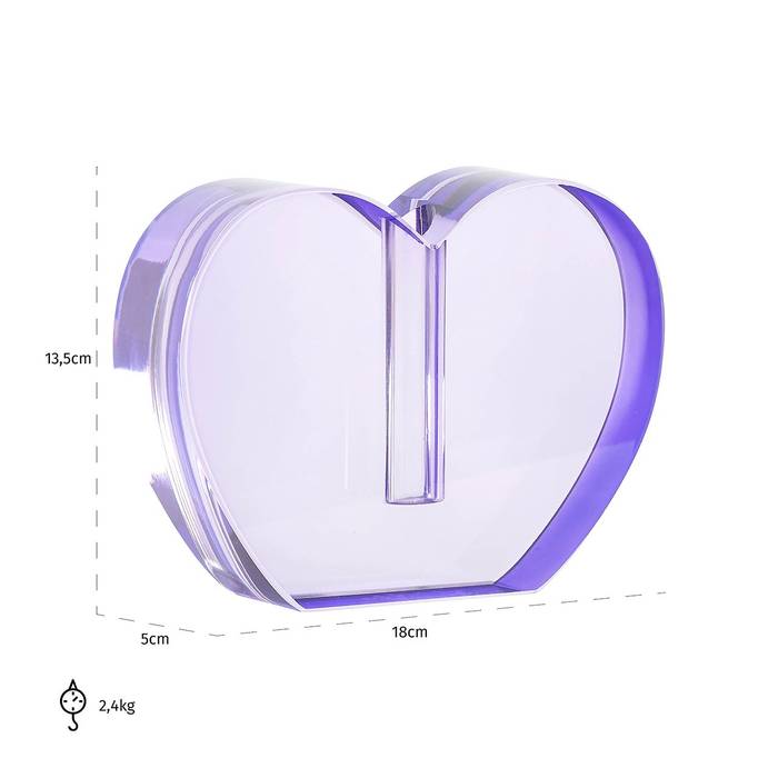 Kerzenhalter Tanna aus Glas in Royal Blue mit klarem, zeitlosem Design. Schafft eine gemütliche Atmosphäre und eignet sich ideal für Teelichter oder Kerzen.