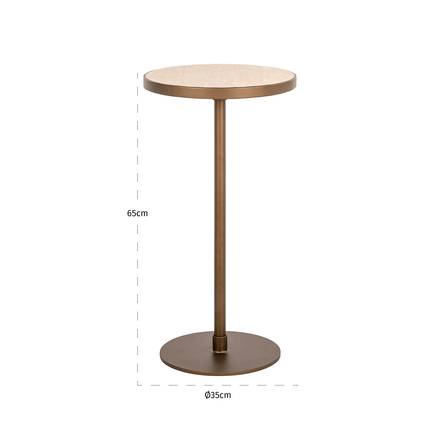 Beistelltisch Selly (Beige)