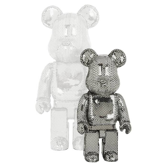 Richmond Decoration | Deko-Objekt Bär (silber) S Das kleine Bären-Dekoobjekt aus hochwertigem Material , steht mit einer größeren Version