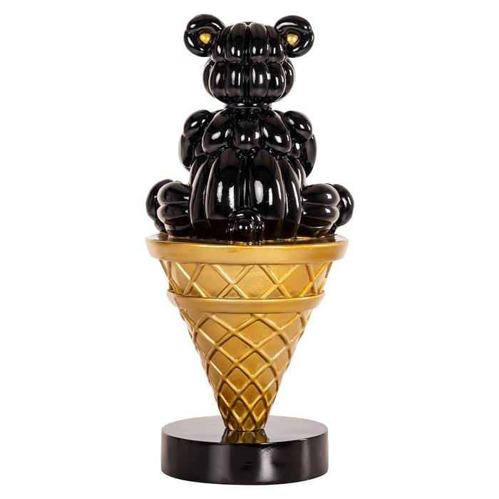 Richmond Decoration | Deko Objekt Harly (schwarz/gold)