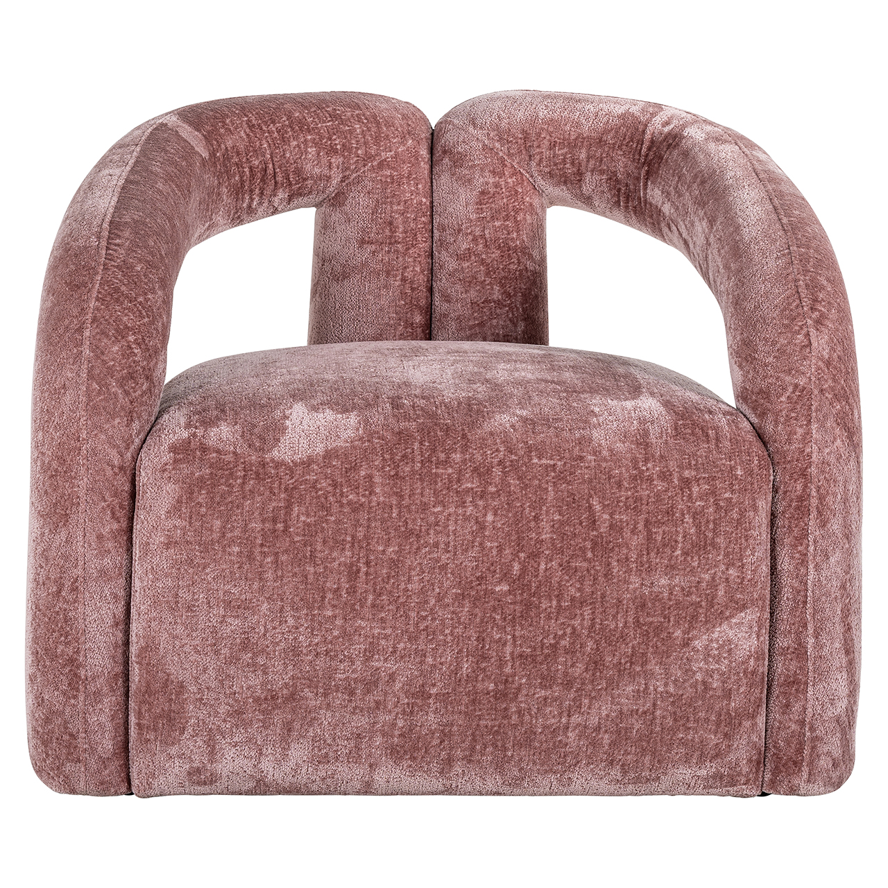 Sessel Dana aus Chenille (rosa) Sessel Dana aus Chenille (rosa)