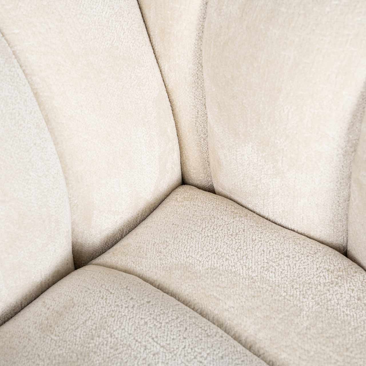 Sessel Beaudy aus Chenille (weiß) Sessel Beaudy aus Chenille (weiß)