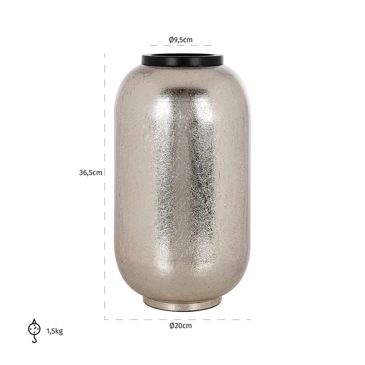 Richmond Decoration | Vase Vesna (silber) L