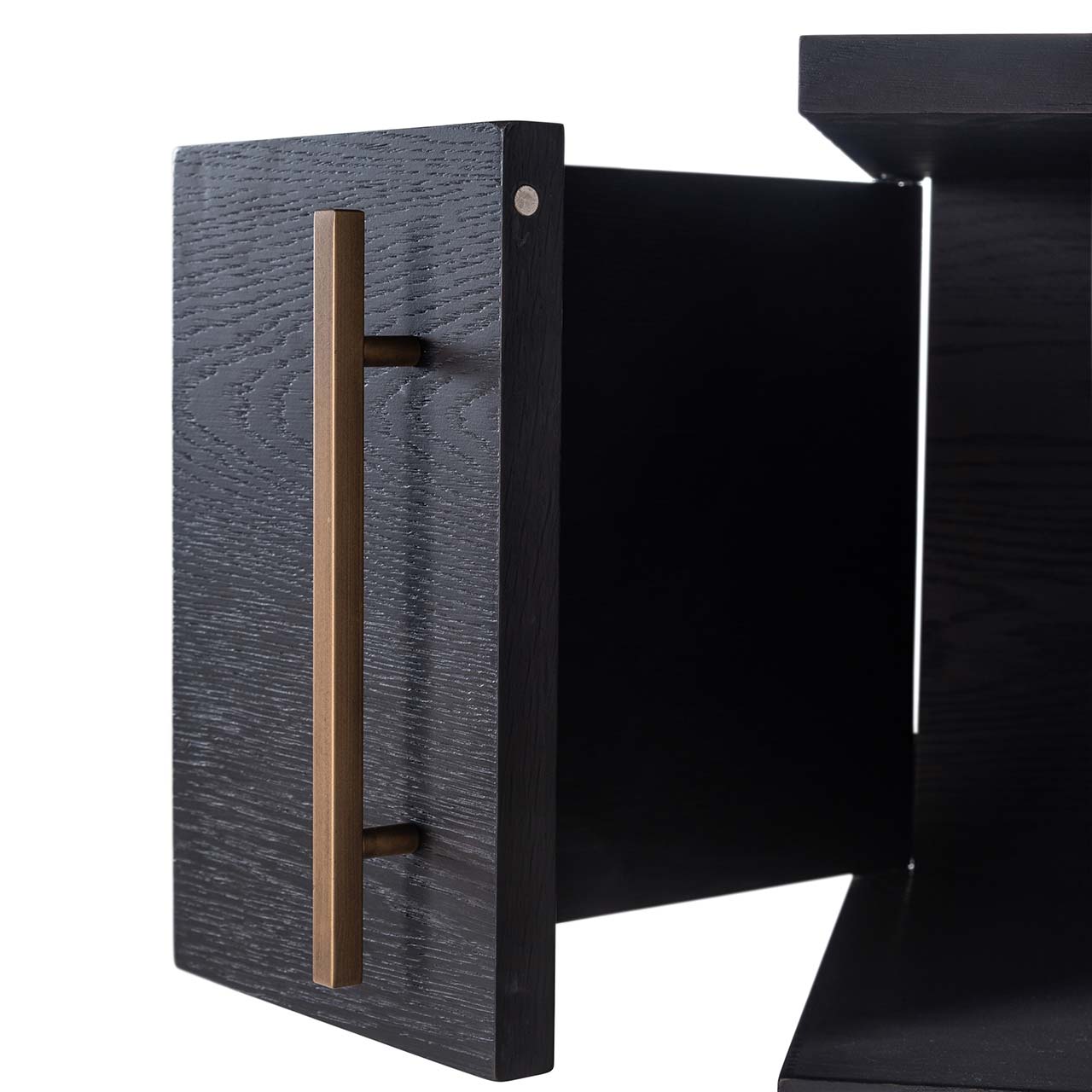 Cambon | Regal mit 4 Türen und 4 Regalböden (dark coffee) Cambon | Regal mit 4 Türen und 4 Regalböden (dark coffee)