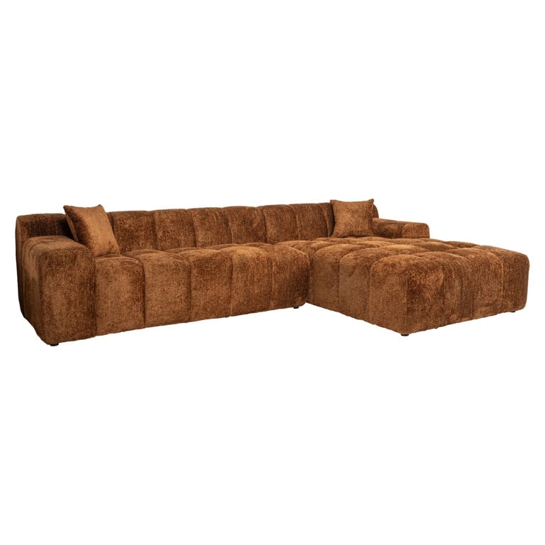 Cube | Sofa 3-Sitzer mit Lounge rechts (zimt) Cube | Sofa 3-Sitzer mit Lounge rechts (zimt)