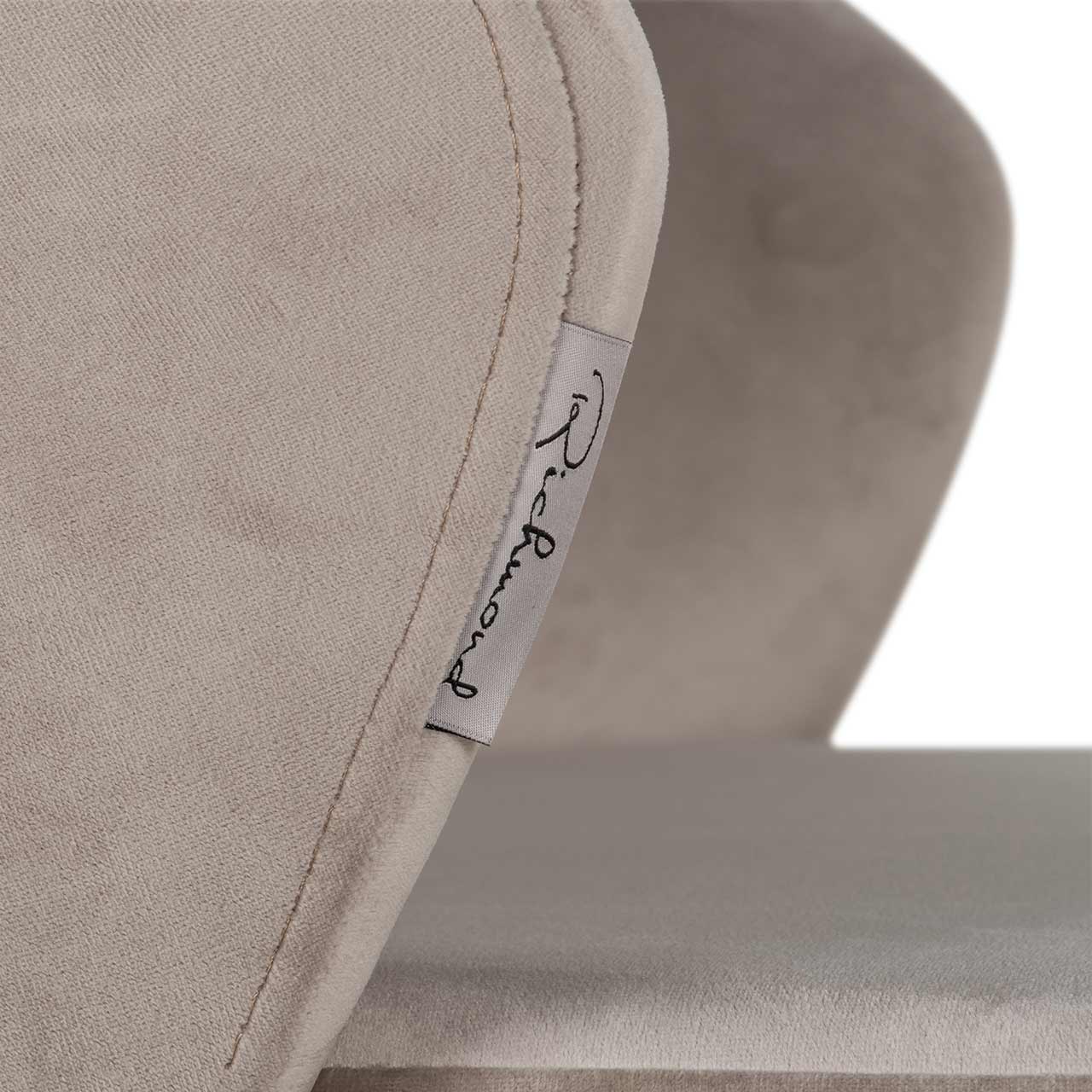 Thekenstuhl Savoy aus Samt (khaki) Thekenstuhl Savoy aus Samt (khaki)