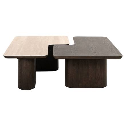 Couchtisch Nando 2er-Set (Braun) Couchtisch Nando 2er-Set (Braun)