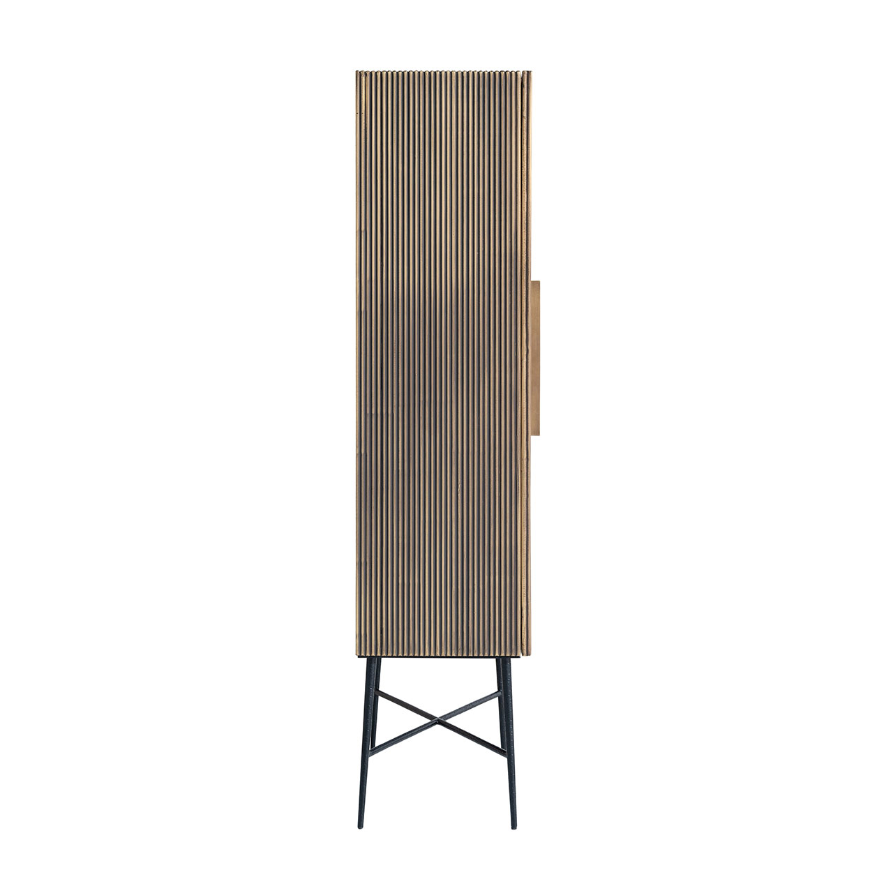 Ironville | Schrank mit 2 Türen (gold)