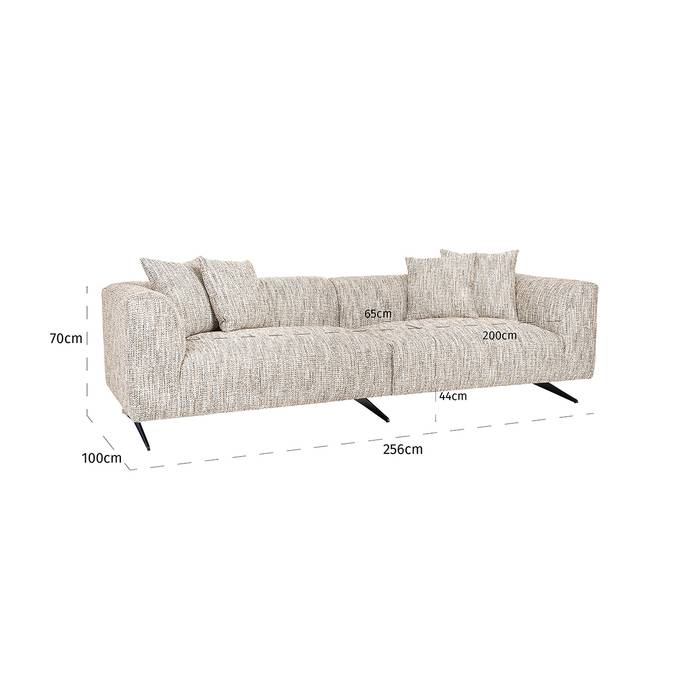 Sofa Hoxton 3-Sitzer (Be Trendy 01 Nature) Sofa Hoxton 3-Sitzer (Be Trendy 01 Nature)