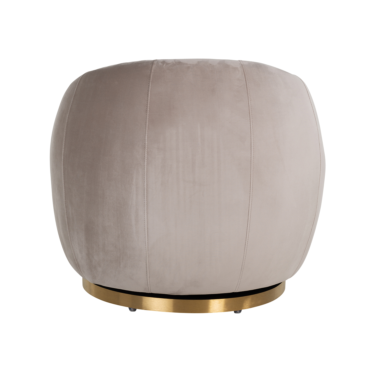 Drehsessel Jago aus Samt (khaki)