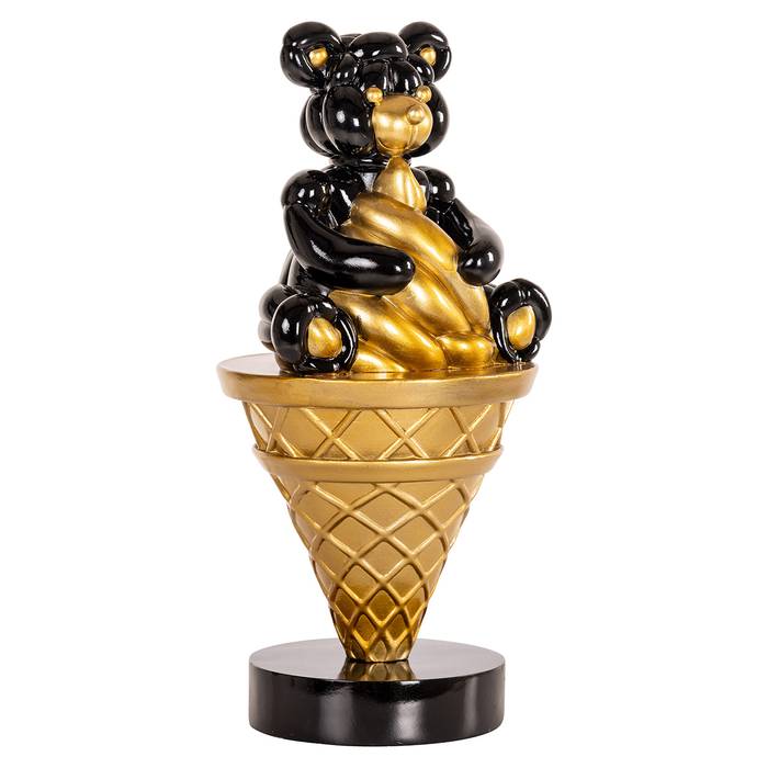 Richmond Decoration | Deko Objekt Harly (schwarz/gold)