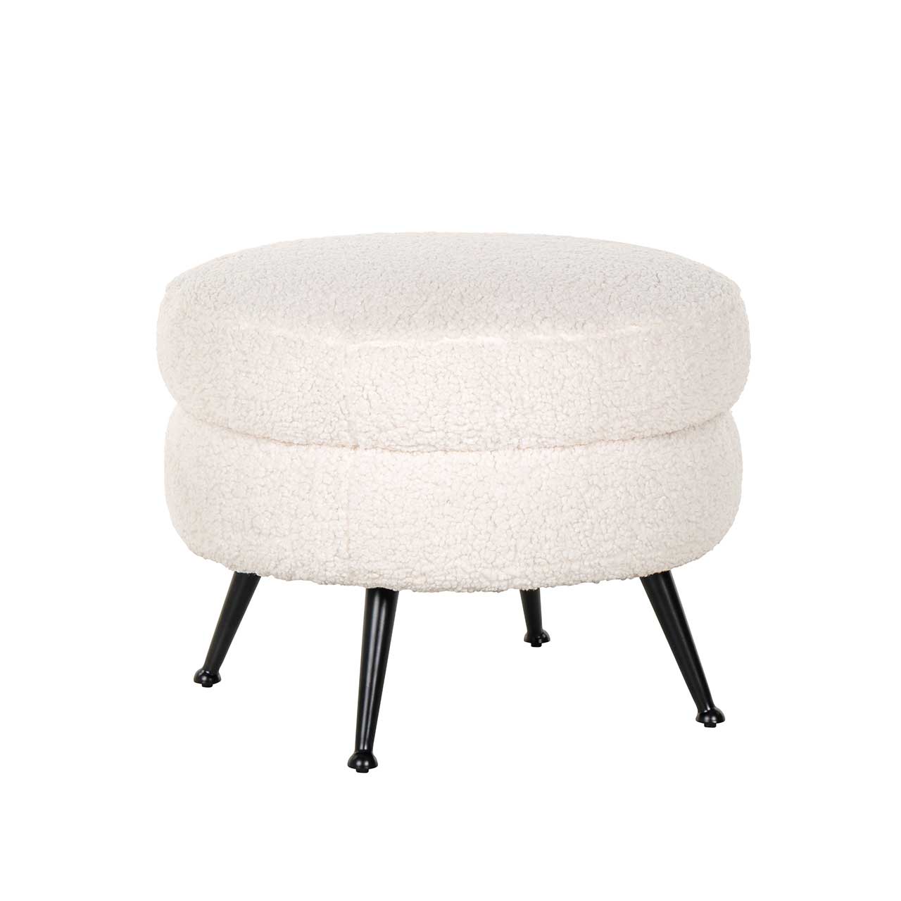 Fußhocker Amelia (weiß)