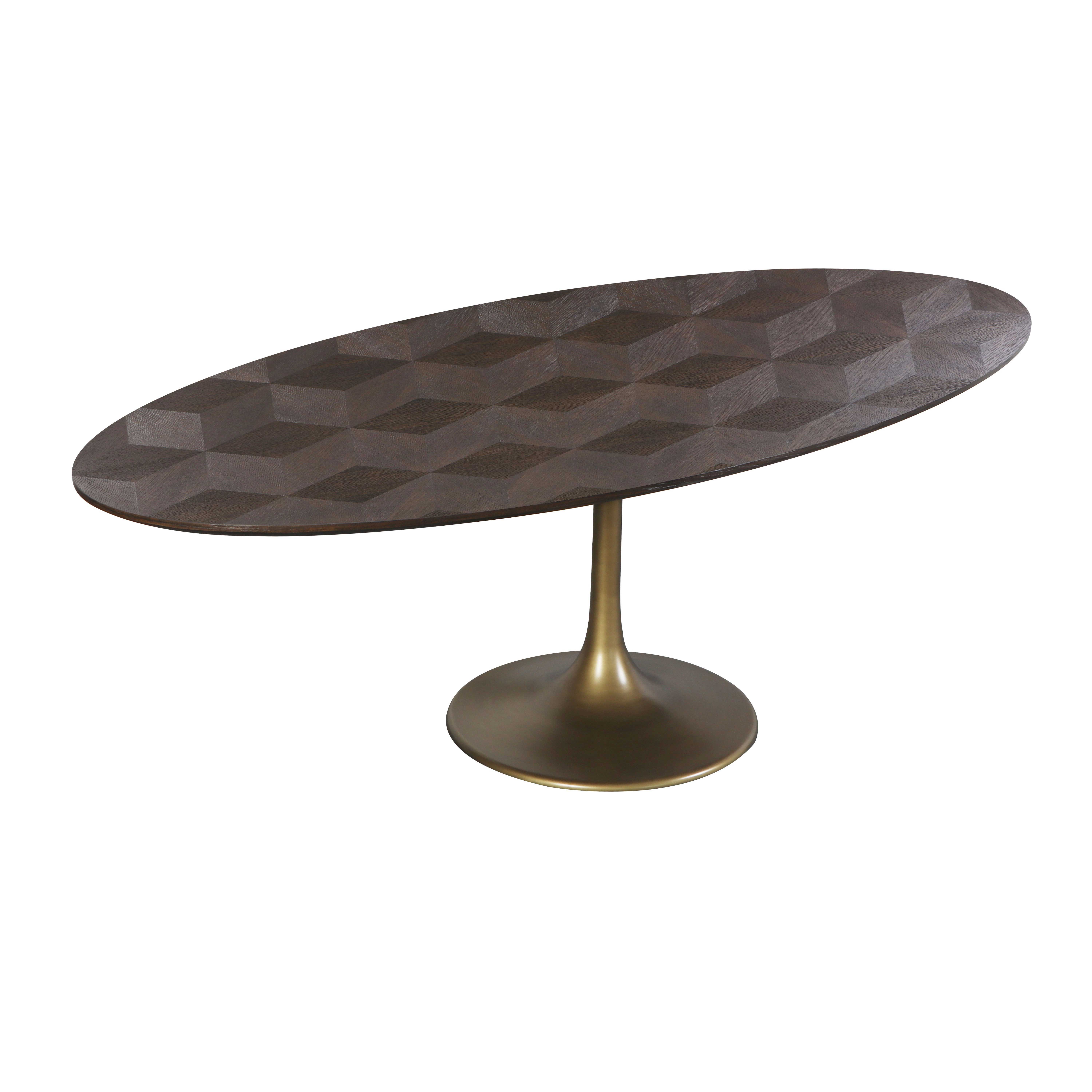 Luxor | Esstisch Diamant oval (braun)