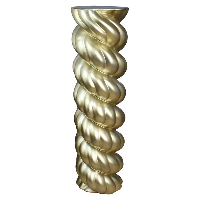 Saeule Amalia (gold), von vorne aufgenommen. Modernes und elegantes Design