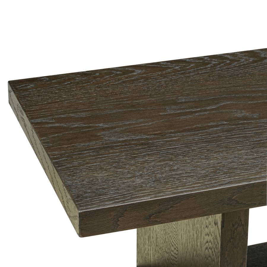 Ablagetisch Waldorf, von oben aufgenommen mit Deteilaufnahme. Modernes und elegantes Design