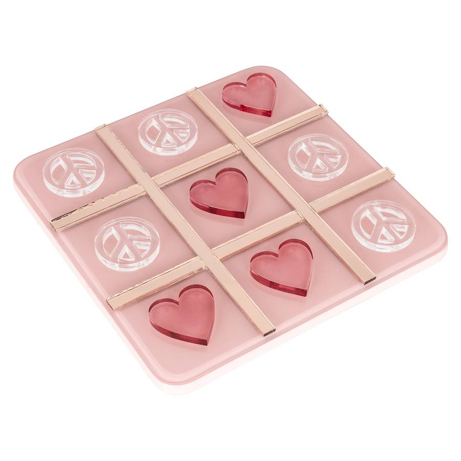 Tic Tac Toe Jolisa (rosa), frontal aufgenommen. Stilvolles und modernes Design