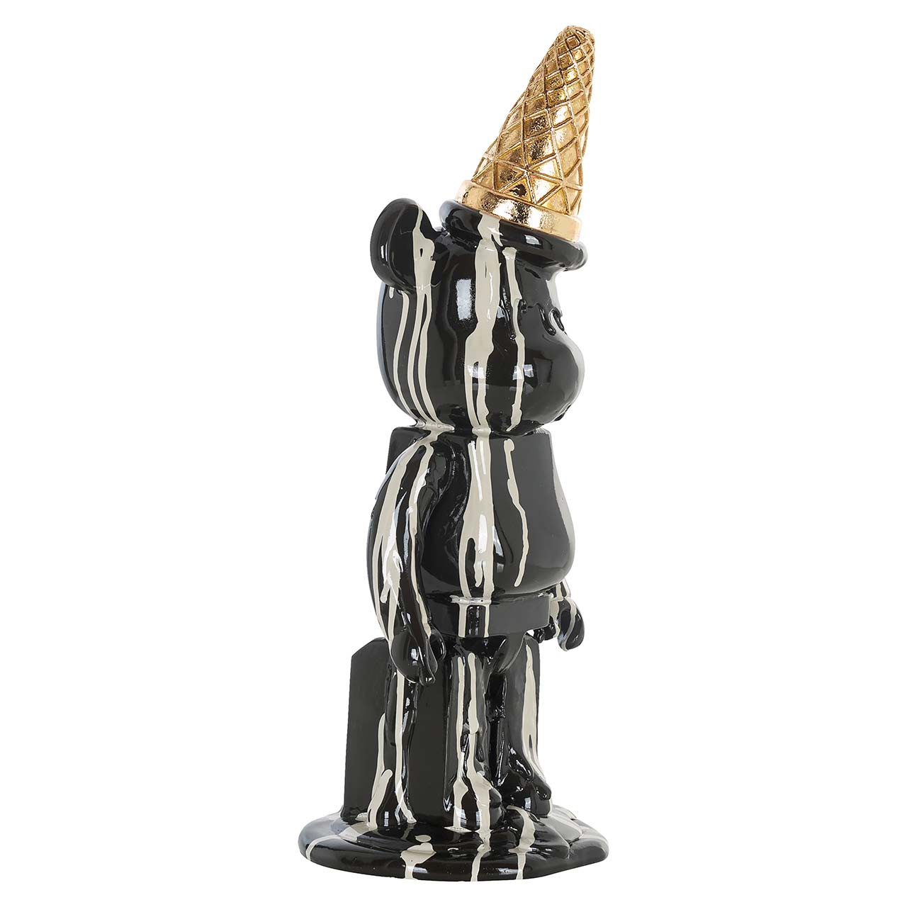 Richmond Decoration | Deko-Objekt Eisbär (schwarz)