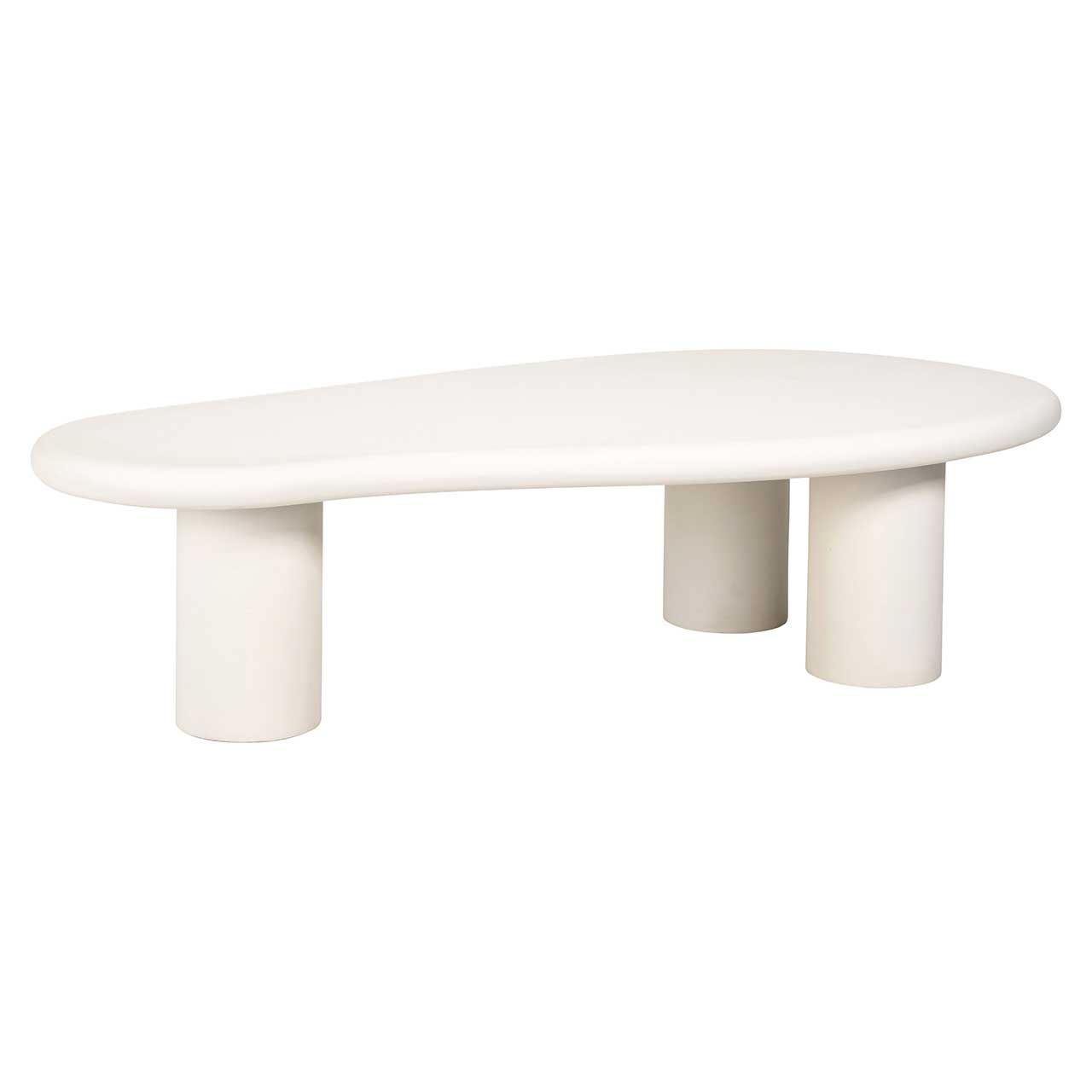 Bloomstone | Couchtisch Bloomstone (weiß) L