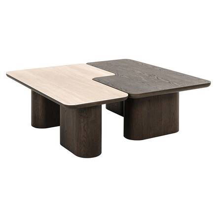 Couchtisch Nando 2er-Set (Braun) Couchtisch Nando 2er-Set (Braun)
