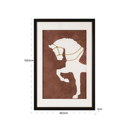 Wandbild Blazer (Braun)